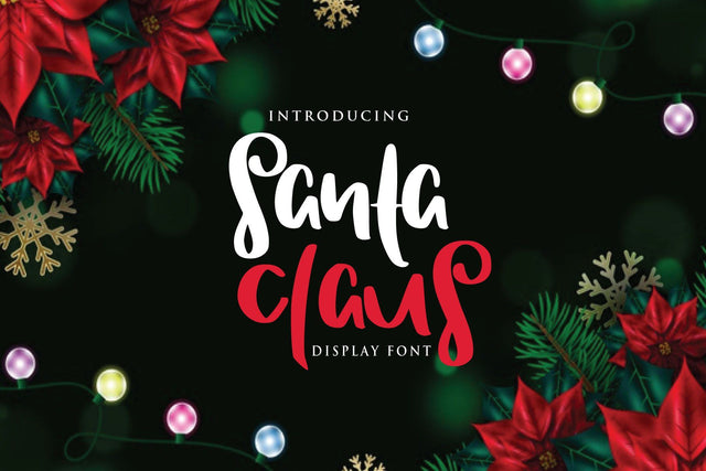 Santa Claus Happy Font goodigital_13 
