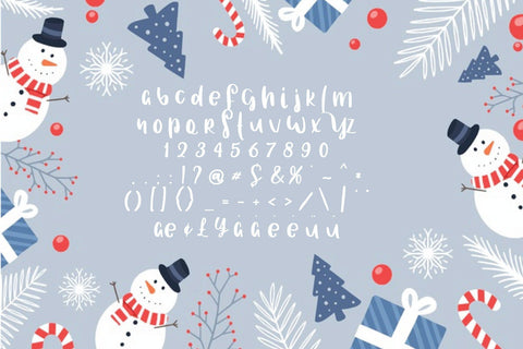 Santa Claus Happy Font goodigital_13 