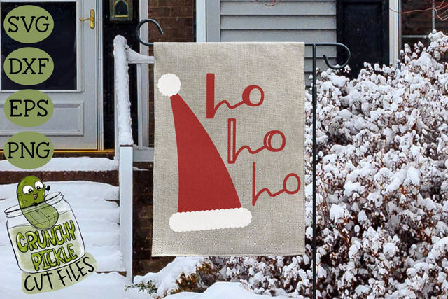 Santa Claus Hat Christmas SVG Cut File SVG Crunchy Pickle 