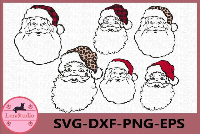 Santa Claus Leopard SVG Lerastudio 