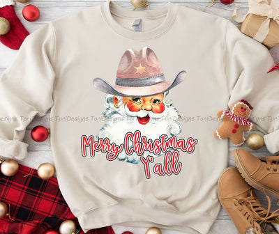 Santa Claus Merry Christmas Sublimation Design Download Sublimation ToriDesigns 