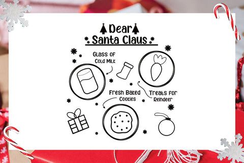 Santa Claus Plate SVG | Santa Plate SVG | Cookie Plate SVG SVG Angel Lynne Designs 
