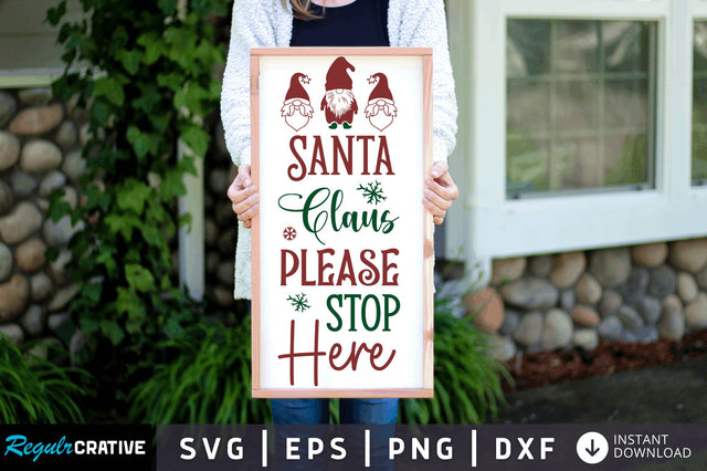 Santa claus please SVG Design SVG Regulrcrative 