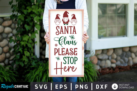 Santa claus please SVG Design SVG Regulrcrative 