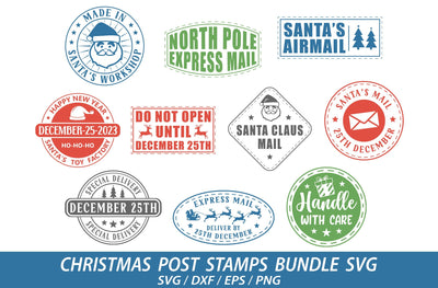 Santa Claus post stamp, Christmas mail letter stamps, Santa's mail, Santa Stamp Svg, North Pole Stamps, Santa Claus Stamps Cut Files, SVG MD mominul islam 