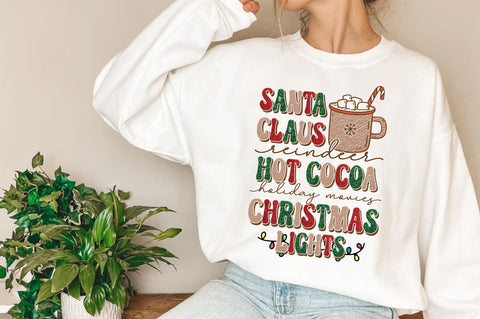 Santa Claus Reindeer Hot Cocoa Sublimation Sublimation Jagonath Roy 