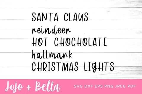 Santa Claus SVG, Christmas quote svg, Christmas svg, Christmas shirt svg, holiday svg, Christmas saying svg, Christmas words svg, SVG Jojo&Bella 