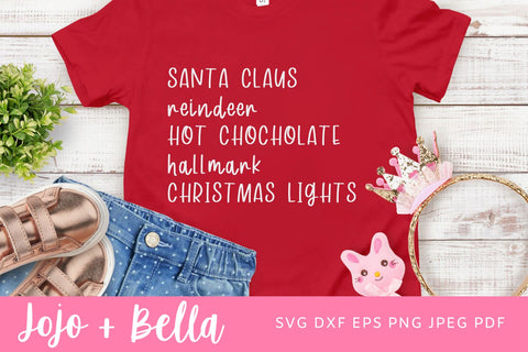 Santa Claus SVG, Christmas quote svg, Christmas svg, Christmas shirt svg, holiday svg, Christmas saying svg, Christmas words svg, SVG Jojo&Bella 