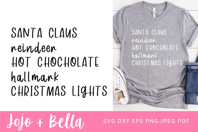 Santa Claus SVG, Christmas quote svg, Christmas svg, Christmas shirt svg, holiday svg, Christmas saying svg, Christmas words svg, SVG Jojo&Bella 