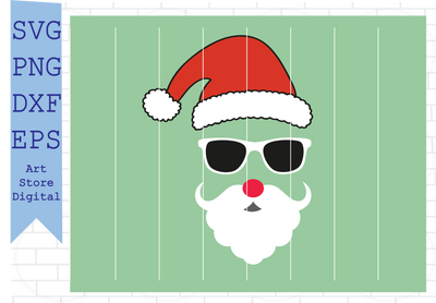 Santa Claus Svg, Christmas Svg, Cool Santa Claus Svg, Funny Christmas Svg SVG Artstoredigital 