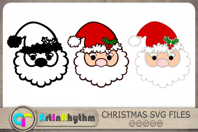 Santa Claus Svg, Santa Svg File, Christmas Svg, Christmas Decorations SVG Artinrhythm shop 