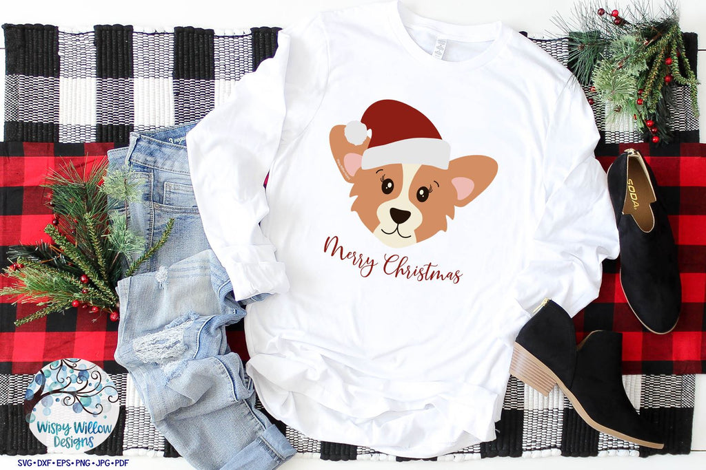 Santa Corgi SVG - So Fontsy