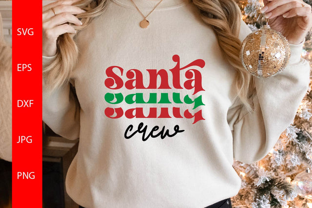 Santa Crew SVG, Funny Christmas SVG Free For Commercial Use SVG Sintegra 