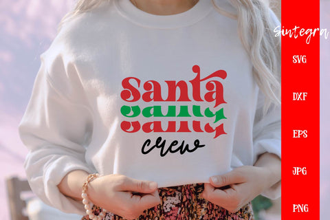 Santa Crew SVG, Funny Christmas SVG Free For Commercial Use SVG Sintegra 