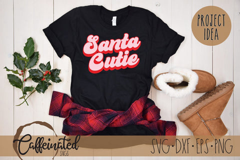 Santa Cutie SVG SVG Caffeinated SVGs 