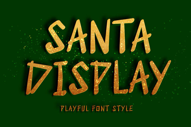 Santa Display Font Prasetya Letter 