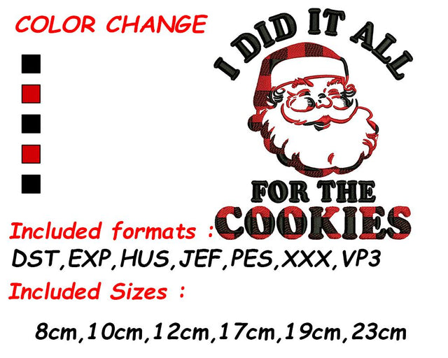 Santa Embroidery, Funny Santa, Funny Xmas, Xmas Embroidery, Naughty Santa, Happy Holidays Embroidery/Applique DESIGNS SVG Digital Designer 