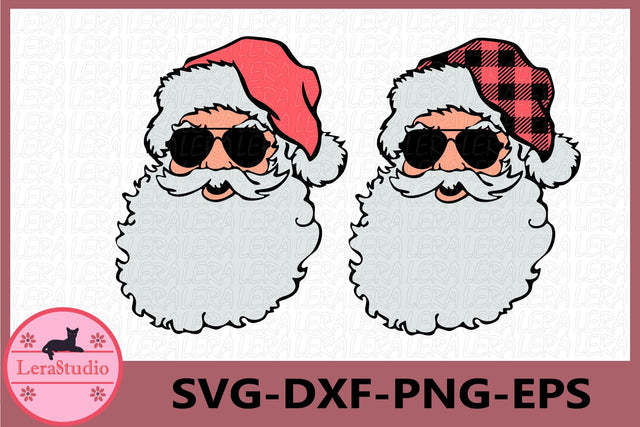 Santa face Svg SVG Lerastudio 