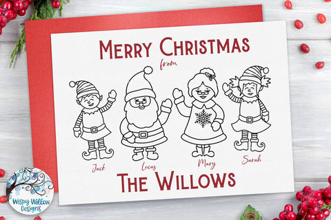 Santa & Family SVG Bundle SVG Wispy Willow Designs 