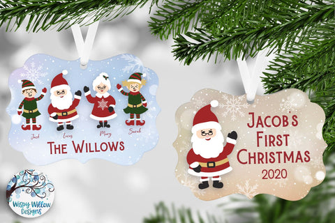 Santa & Family SVG Bundle SVG Wispy Willow Designs 