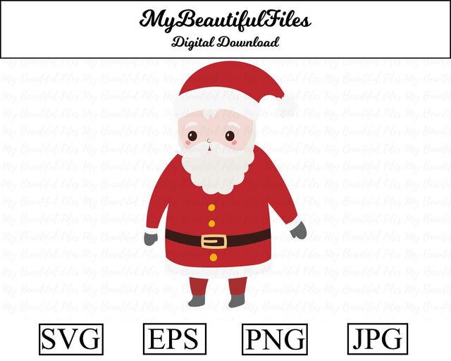 Santa - Father Christmas SVG MyBeautifulFiles 