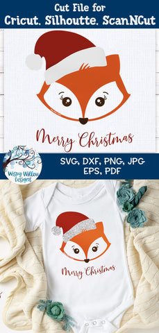 Santa Fox SVG SVG Wispy Willow Designs 