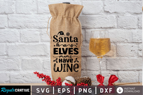 Santa has elves SVG Design SVG Regulrcrative 