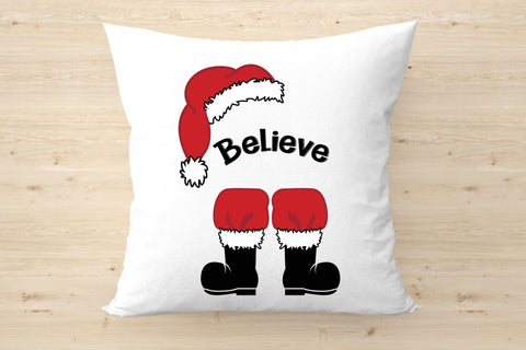 Santa Hat Boots Christmas SVG SVG Style and Stencil 