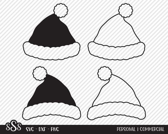 Santa Hat Bundle | Christmas SVG SVG Texas Southern Cuts 
