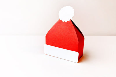 Santa Hat Gift Box SVG 3D Paper Risa Rocks It 