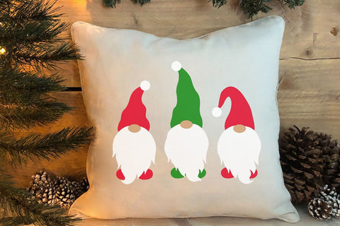 Santa Hat Gnomes SVG | Christmas Gnomes SVG B Renee Design 