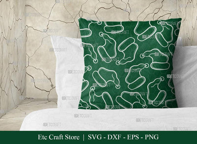Santa Hat Pattern SVG Cut File | Christmas Pattern Svg | Santa Hat Svg | Pattern Background Svg | Holiday Svg | Xmas Hat Pattern Svg | Pattern Design SVG ETC Craft 