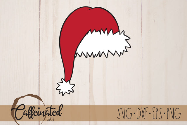 Santa Hat SVG, Christmas SVG SVG Caffeinated SVGs 