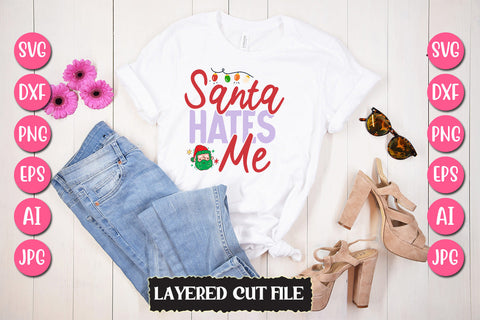 Santa Hates Me SVG Cut File SVG Newmockups 