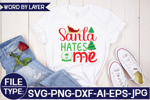Santa Hates Me SVG Cut File SVG Studio Innate 