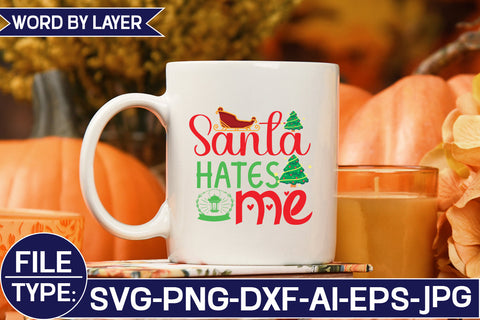 Santa Hates Me SVG Cut File SVG Studio Innate 