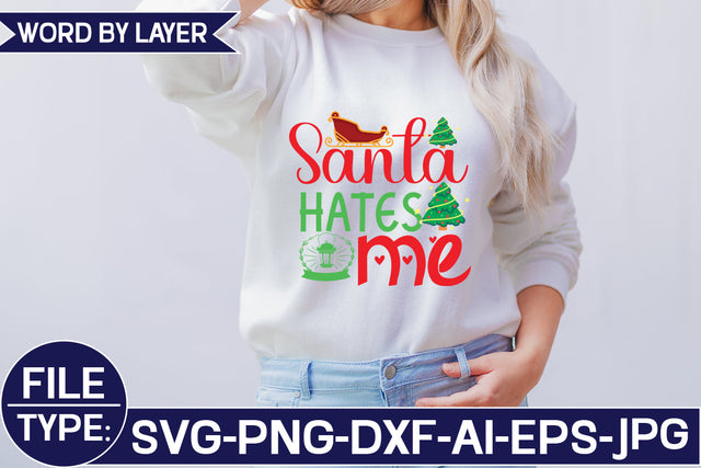 Santa Hates Me SVG Cut File SVG Studio Innate 