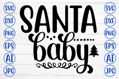 Santa Is Little Helper SVG Cut File SVG Syaman 