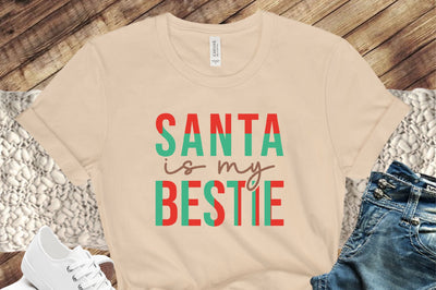 santa, is my bestie SVG Desig SVG SVGista 