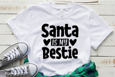 Santa is My Bestie SVG nirmal108roy 