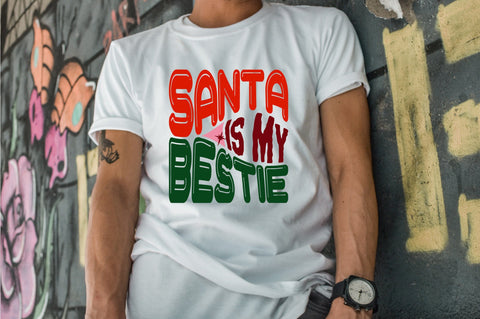 Santa is My Bestie SVG nirmal108roy 