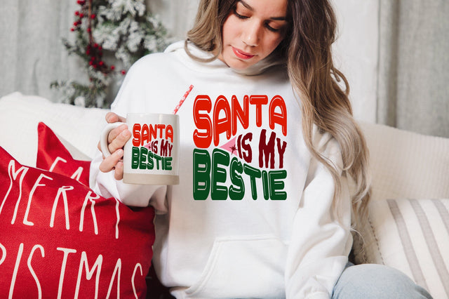 Santa is My Bestie SVG nirmal108roy 
