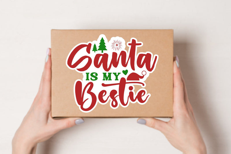 Santa is My Bestie svg SVG nirmal108roy 