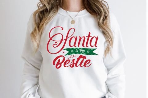 Santa is My Bestie svg SVG orpitasn 