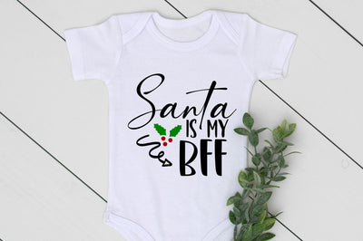 Santa Is My BFF | Funny Christmas Design SVG RedFoxDesignsUS 