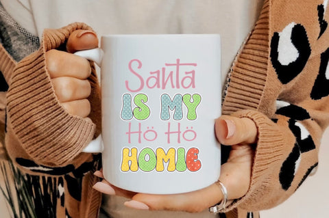 Santa is My Ho Ho Homie Sublimation Sublimation Jagonath Roy 