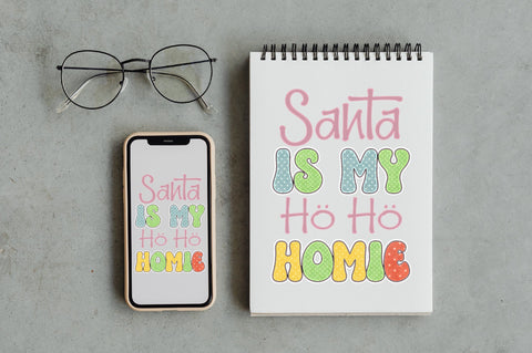 Santa is My Ho Ho Homie Sublimation Sublimation Jagonath Roy 