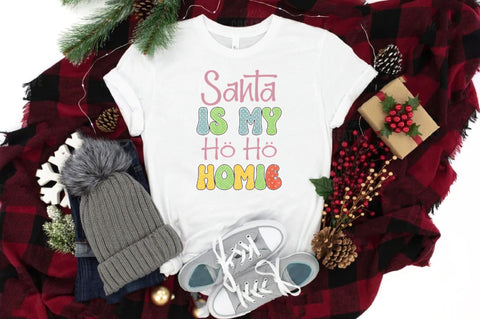 Santa is My Ho Ho Homie Sublimation Sublimation Jagonath Roy 