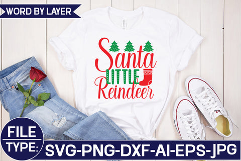 Santa Little Reindeer SVG Cut File SVG Studio Innate 