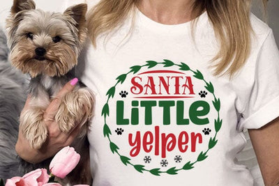Santa Little Yelper SVG Angelina750 